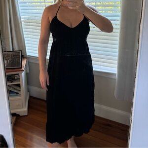 Old Navy Black Maxi Dress
